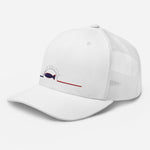 Casquette Brodée Trucker Black SunSet "La Sardine Bleue"