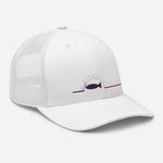 Casquette Brodée Trucker Black SunSet "La Sardine Bleue"